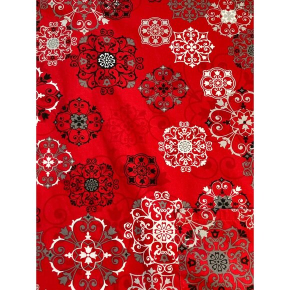 Women's Put some Sprinkles on it Red Scrub Top  Size M - Picture 2 of 10